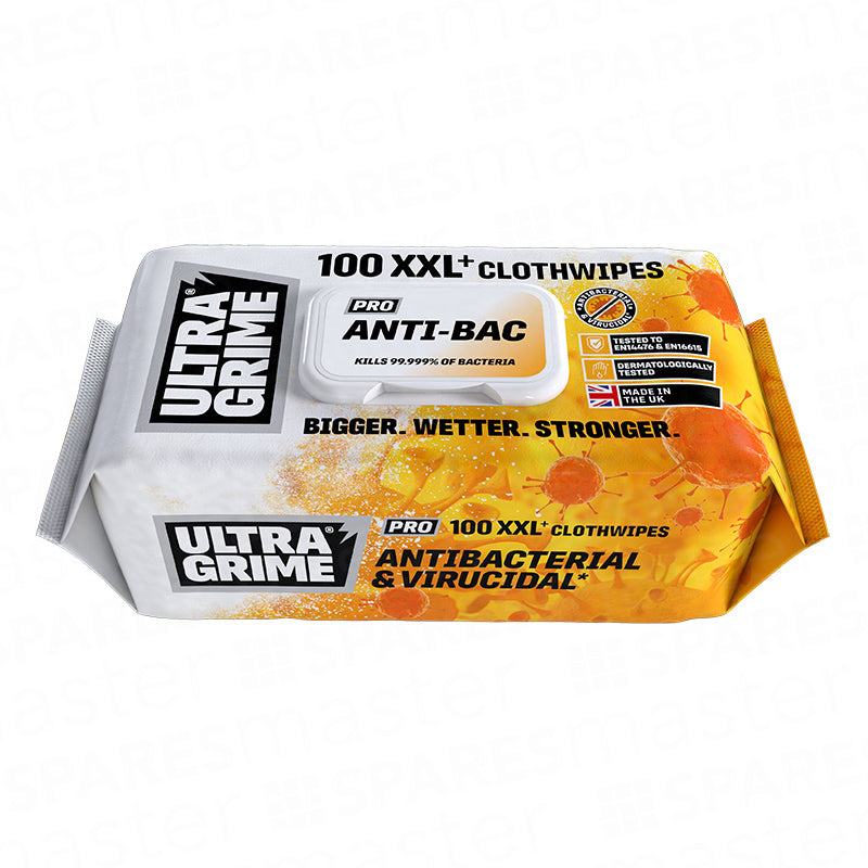 Ultra Grime Anti-bac XXL Clothwipes x 100